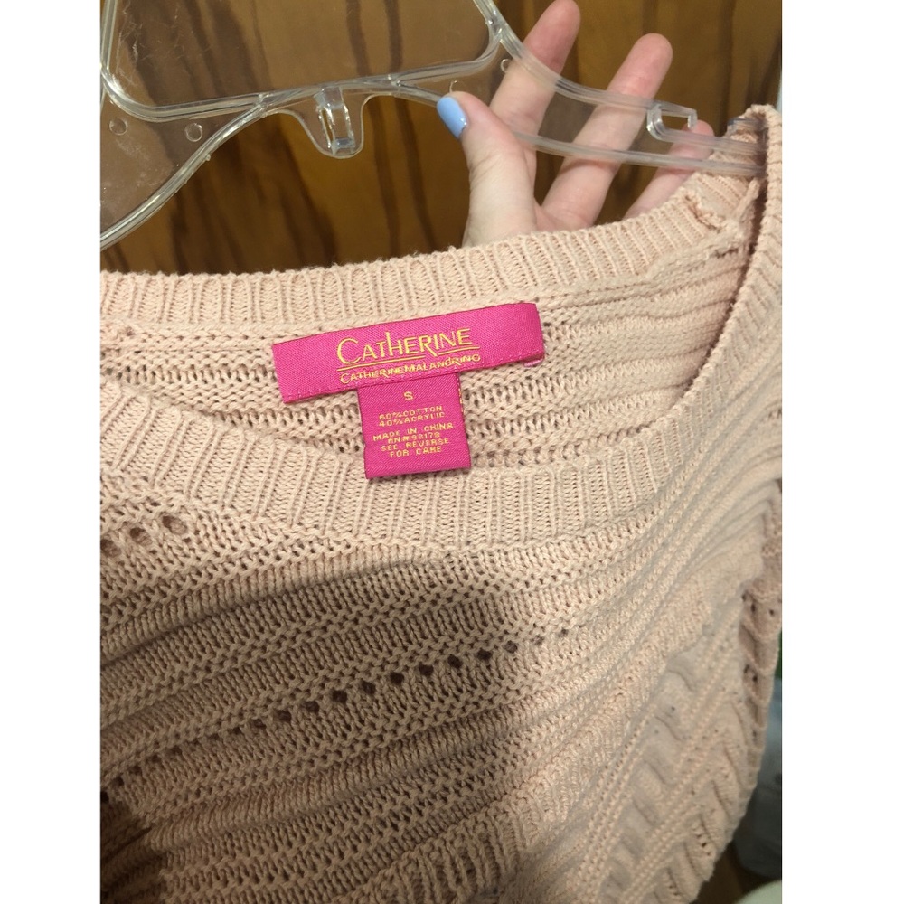 Light Pink Ruffled Sweater! - Picture 3 of 3